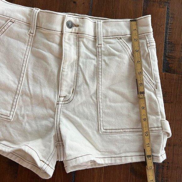 Studio Blue Ecru Carpenter Shorts – Utility Inspired (Size 28") - Picture 8 of 8